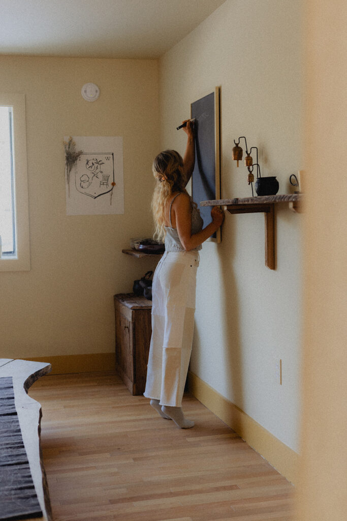 Personal brand photography at Intuitively Wild in High Falls, New York, photographed by Julieanne Browning of Pine & Fable Photography.